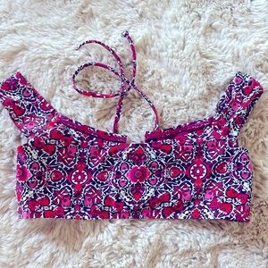 Billabong off the shoulder bikini top